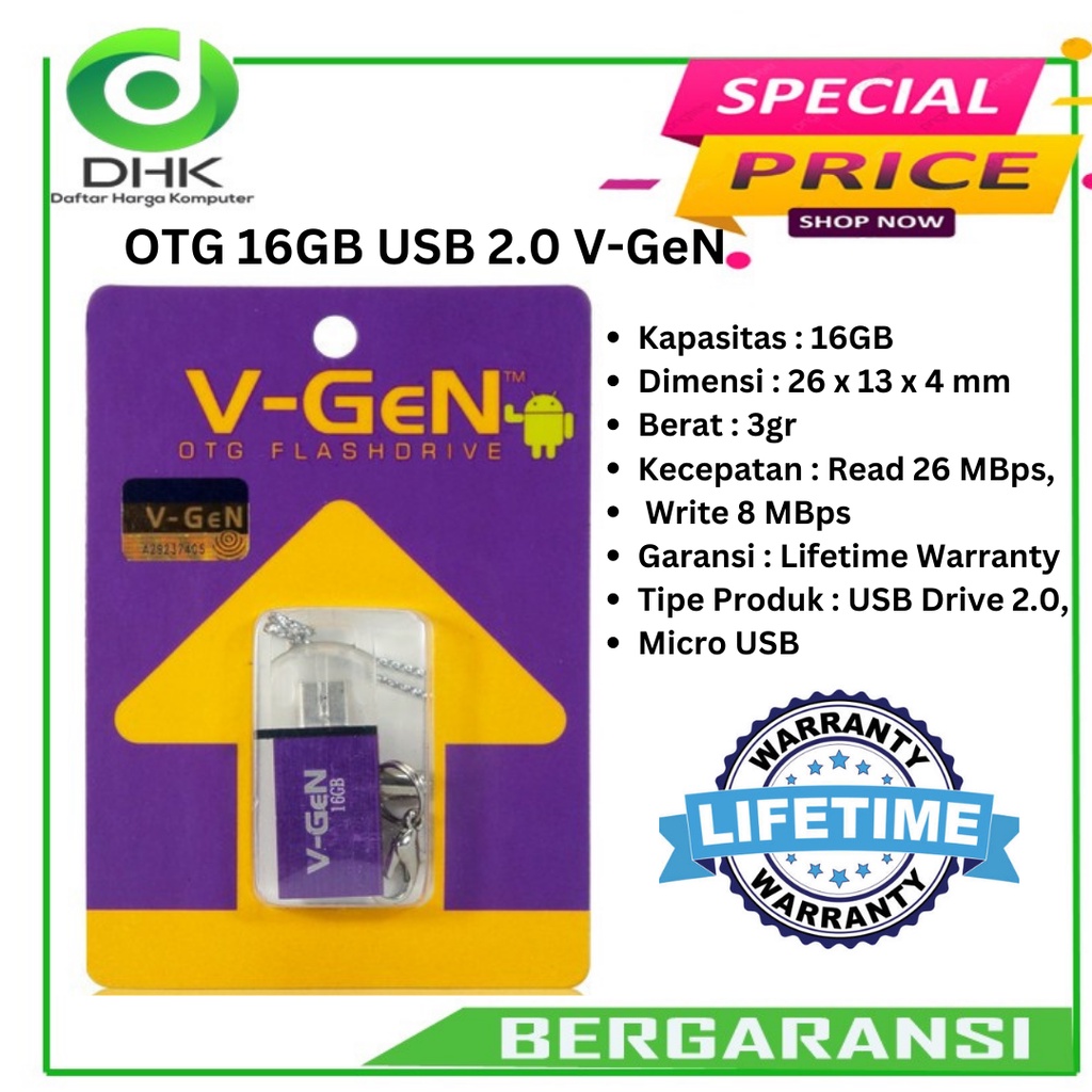 V-GeN OTG Flashdisk 16GB USB 2.0