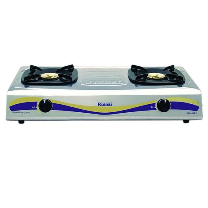RINNAI RI-522E Kompor Gas 2 Tungku Rinai RI522E RI 522 E