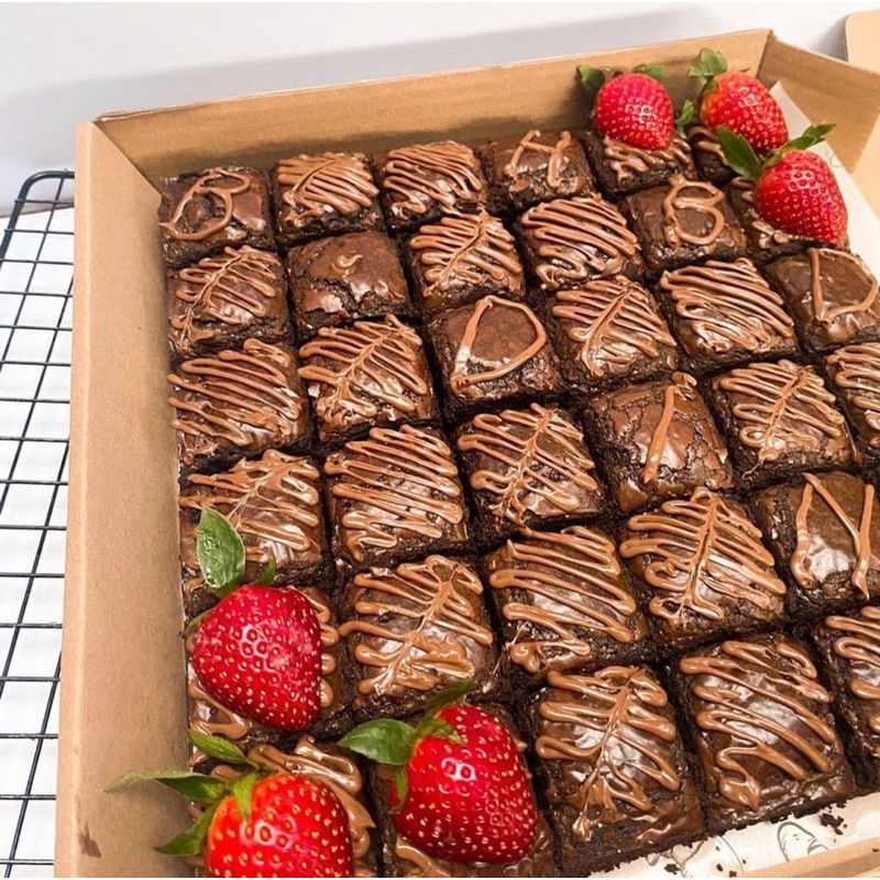 

Shiny Crust Brownies