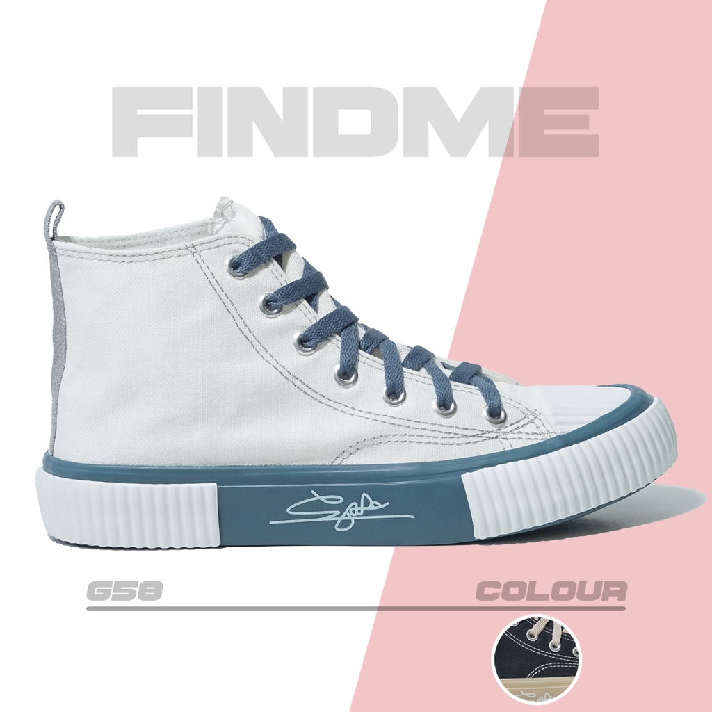 SEPATU SNEAKERS HIGH TOP GAYA KOREA MODEL TERBARU REMAJA DEWASA CANTIK BERKUALITAS G58