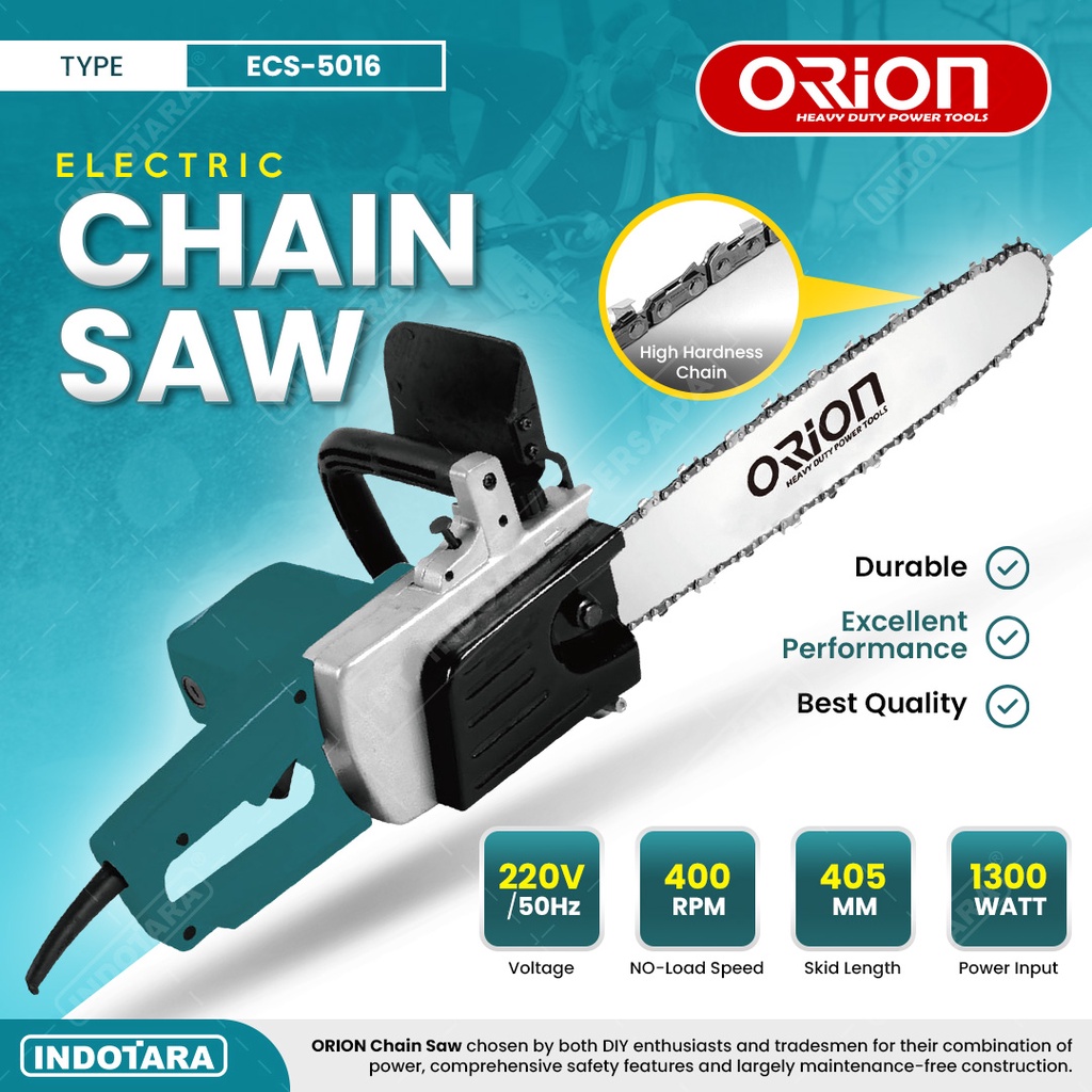 Gergaji Mesin Chainsaw Listrik Potong Kayu Orion ECS-5016