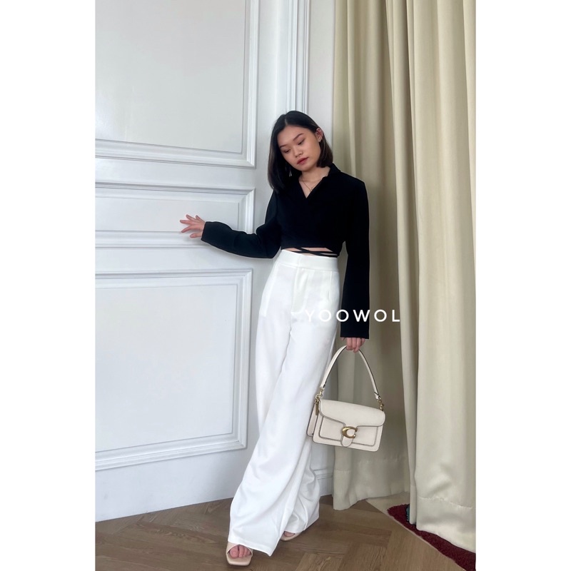 Amara Pants/Celana Basic Highwaist/Kulot Highwaist