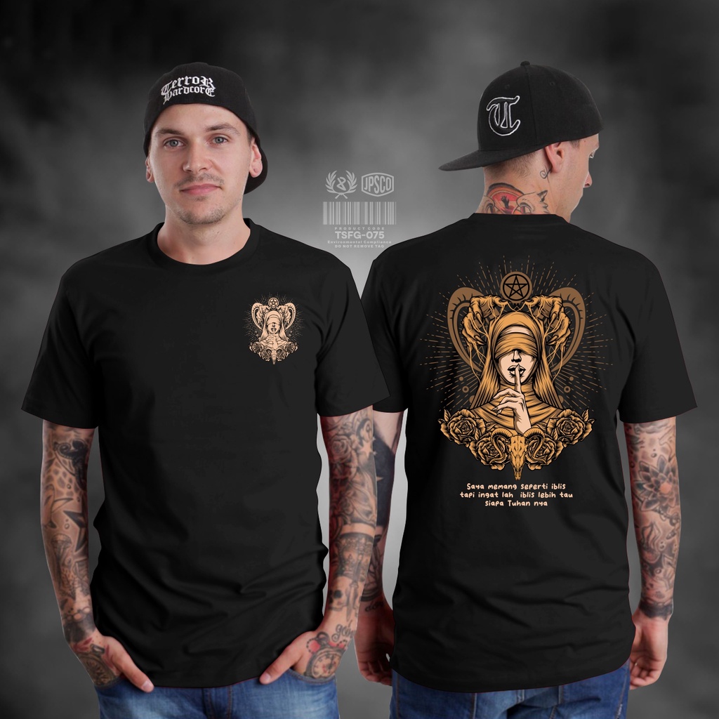 KAOS SATANIC KAOS PAKAIAN PRIA TERBARU