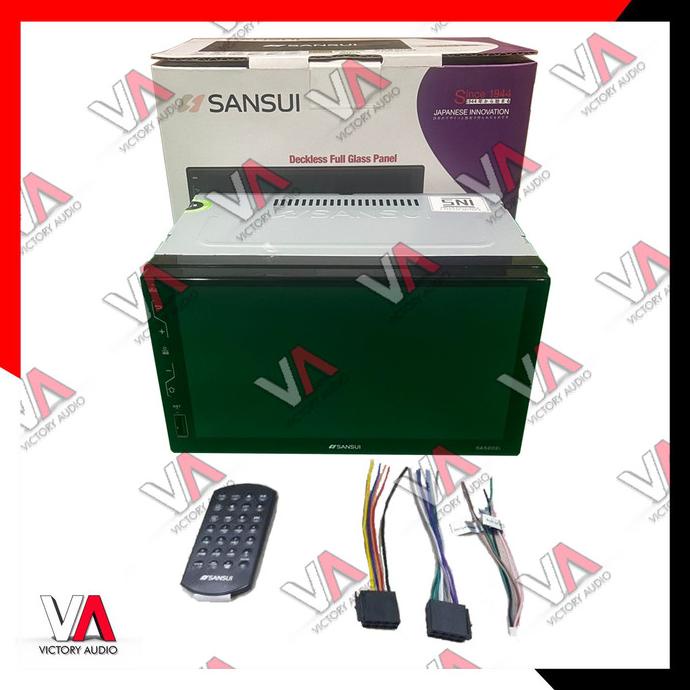 HEAD UNIT DOUBLE DIN DECKLESS SANSUI SA5201I 7 INCH 2 DIN 7 FULL GLASS