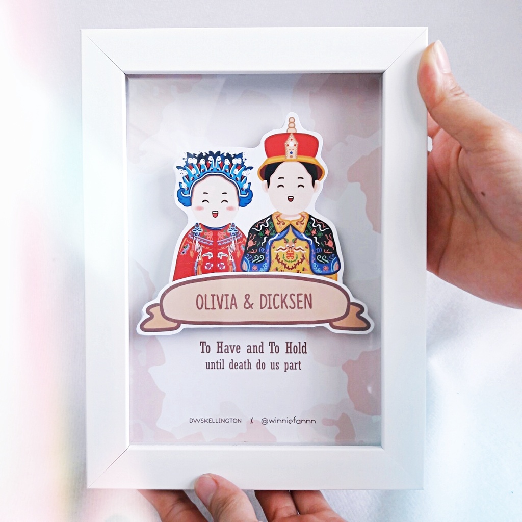 

Custom Kado Sketsa Ilustrasi Karikatur Minimalis Flat Birthday Pacar x Winnie Faujan