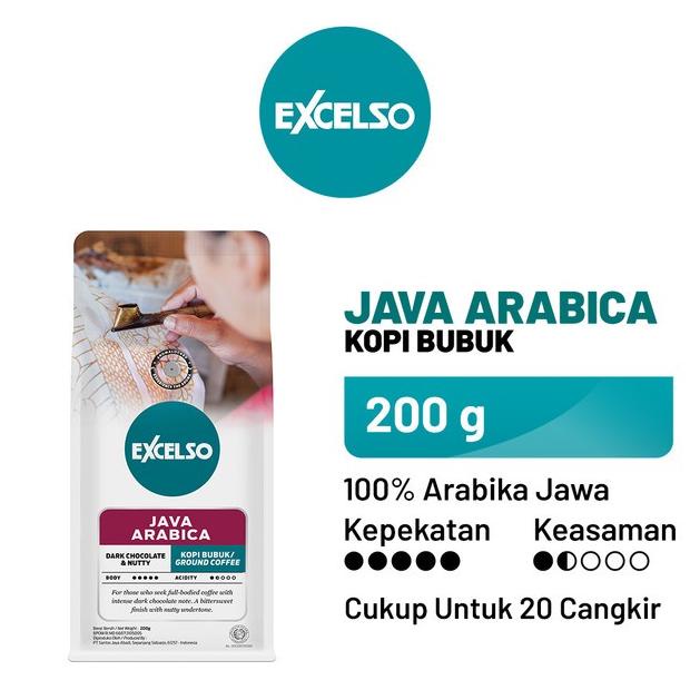 

[BISA COD] EXCELSO Java Arabica - Bubuk Kopi 200 gr
