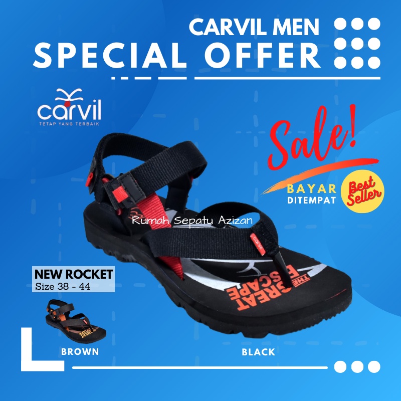 Sandal Gunung Pria | Carvil New Rocket | CARVIL ORIGINAL