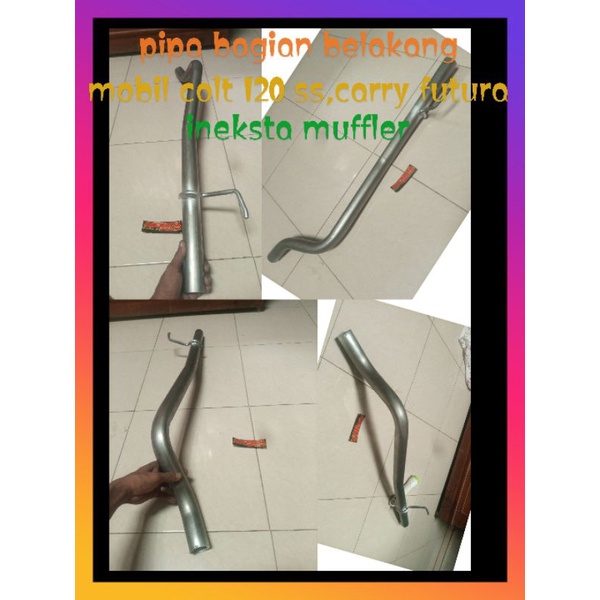 knalpot pipa buntut mobil colt 120 ss,carry futura
