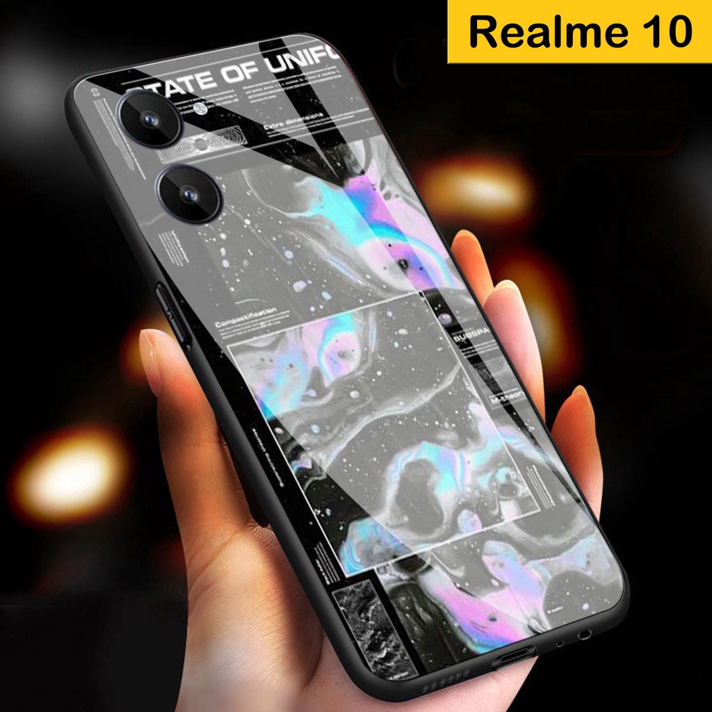 Softcase Glass [S51] REALME 10 4G - casing pelindung - REALME 10 4G - pelindung handphone - REALME 1