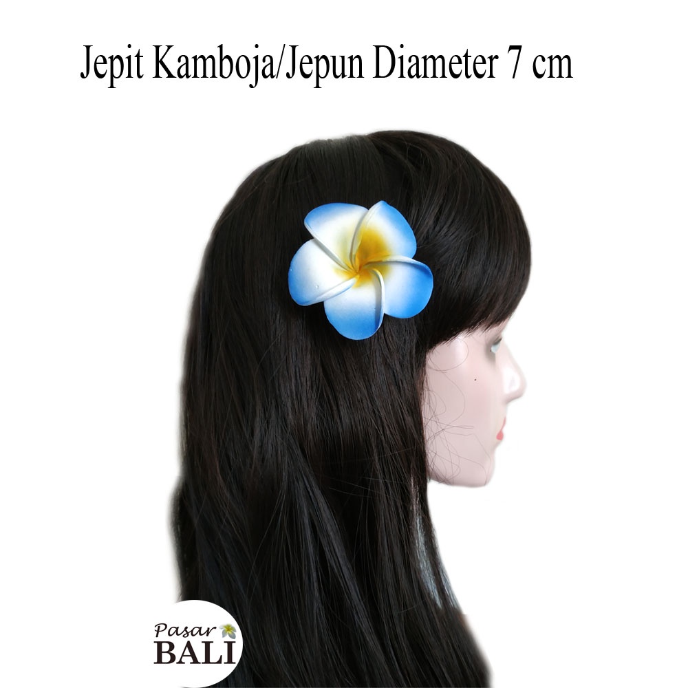 Jepit Rambut Bunga Kamboja Uk. M/pcs