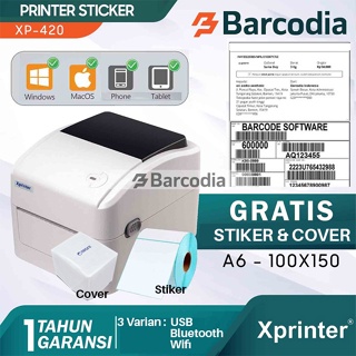 Printer Barcode Label Thermal 4” BLUETOOH / USB / WIFI - XPRINTER BI 420B