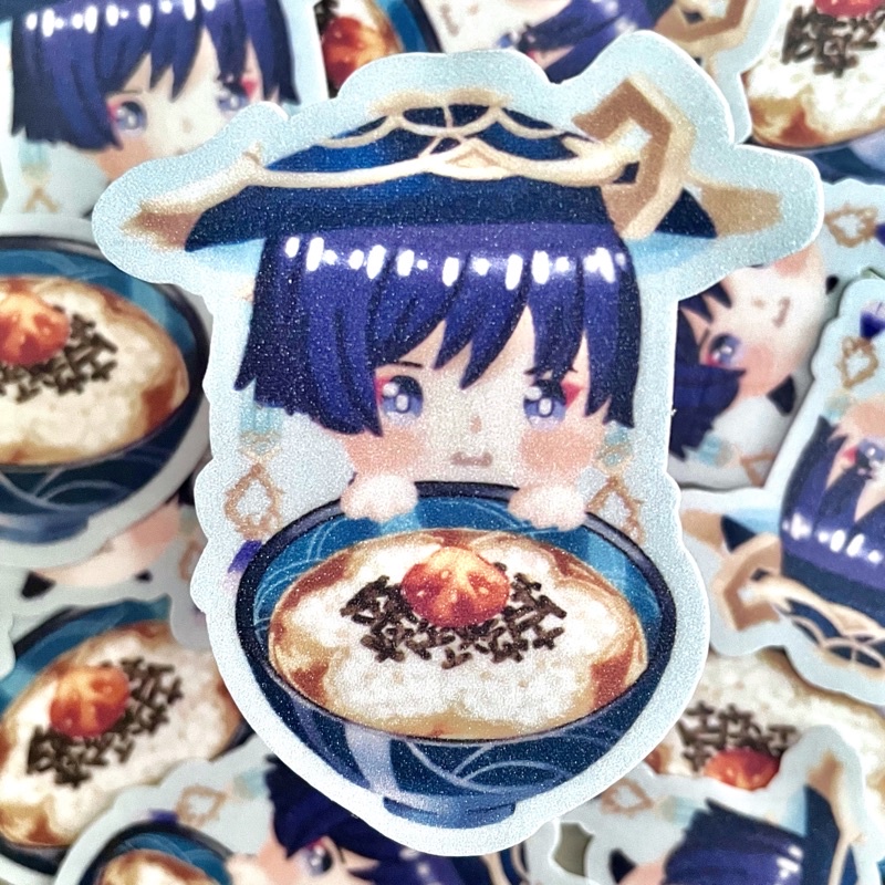 

Genshin Impact Glitter Sticker Scaramouche Wanderer Special Dish