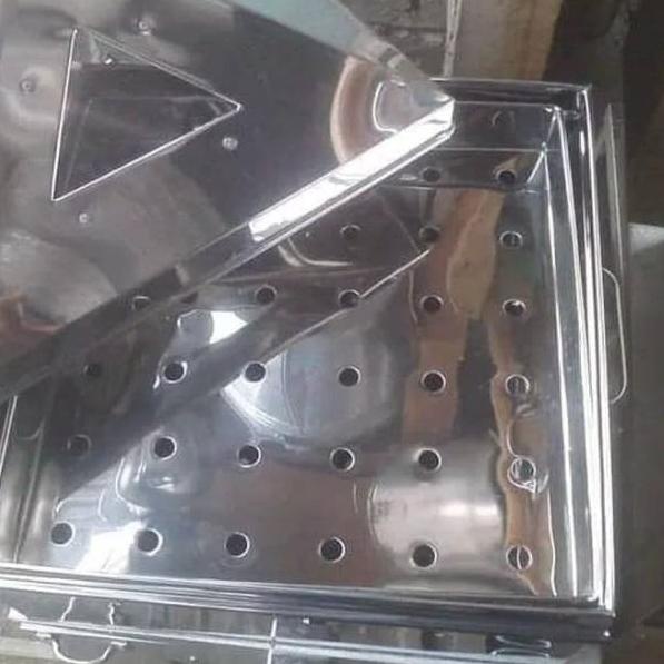 ㆅ KLAKAT kukusan kotak ukuran 40cm / klakat kotak kukusan steamer 40cm / klakat persegi stainless 40