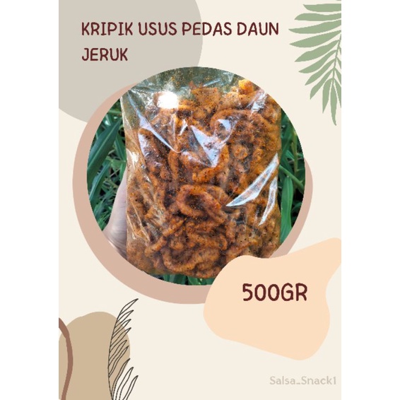 

KERIPIK USUS PEDAS DAUN JERUK // Original 500gr
