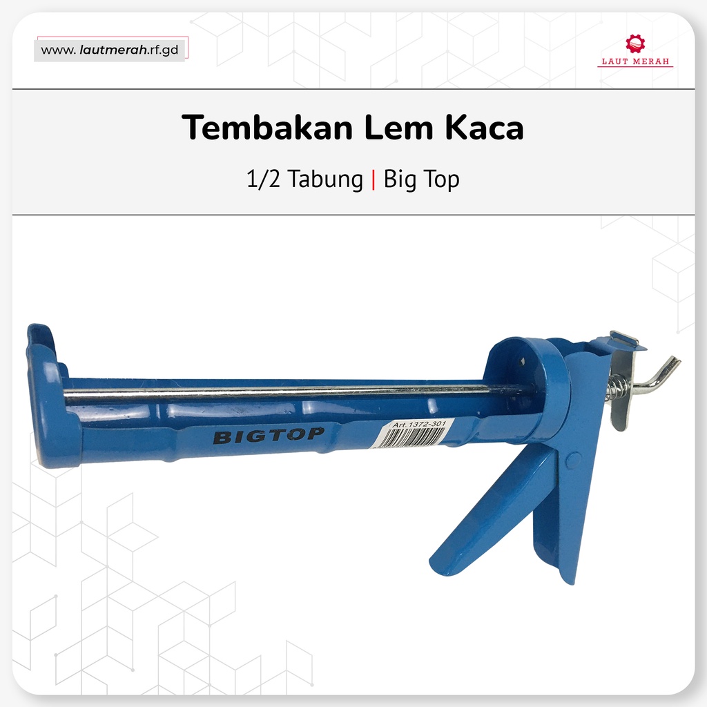 Big Top Stang Silent 1/2 Tabung Plat Besi Stang Sealant Tembakan Lem