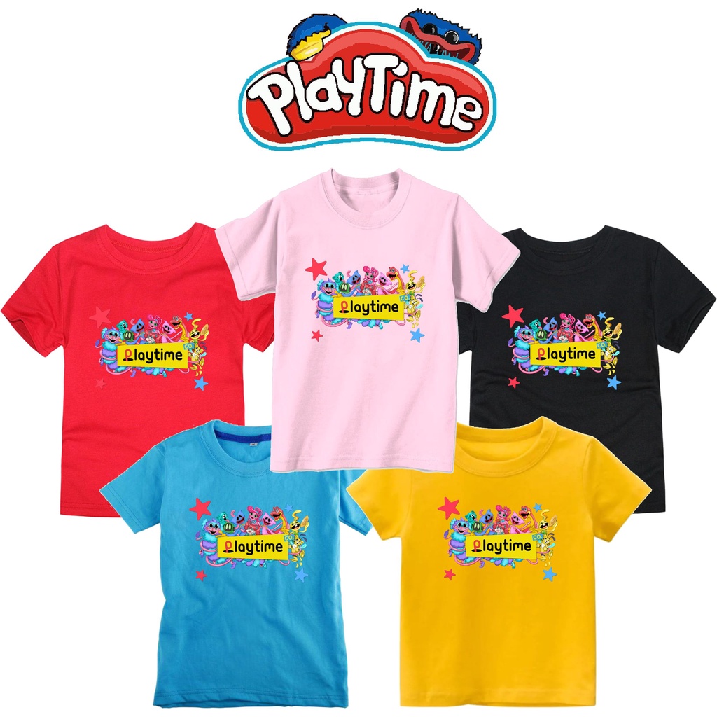 PVJ - Tshit Anak Motif Game anak kekinian Unisex kartun