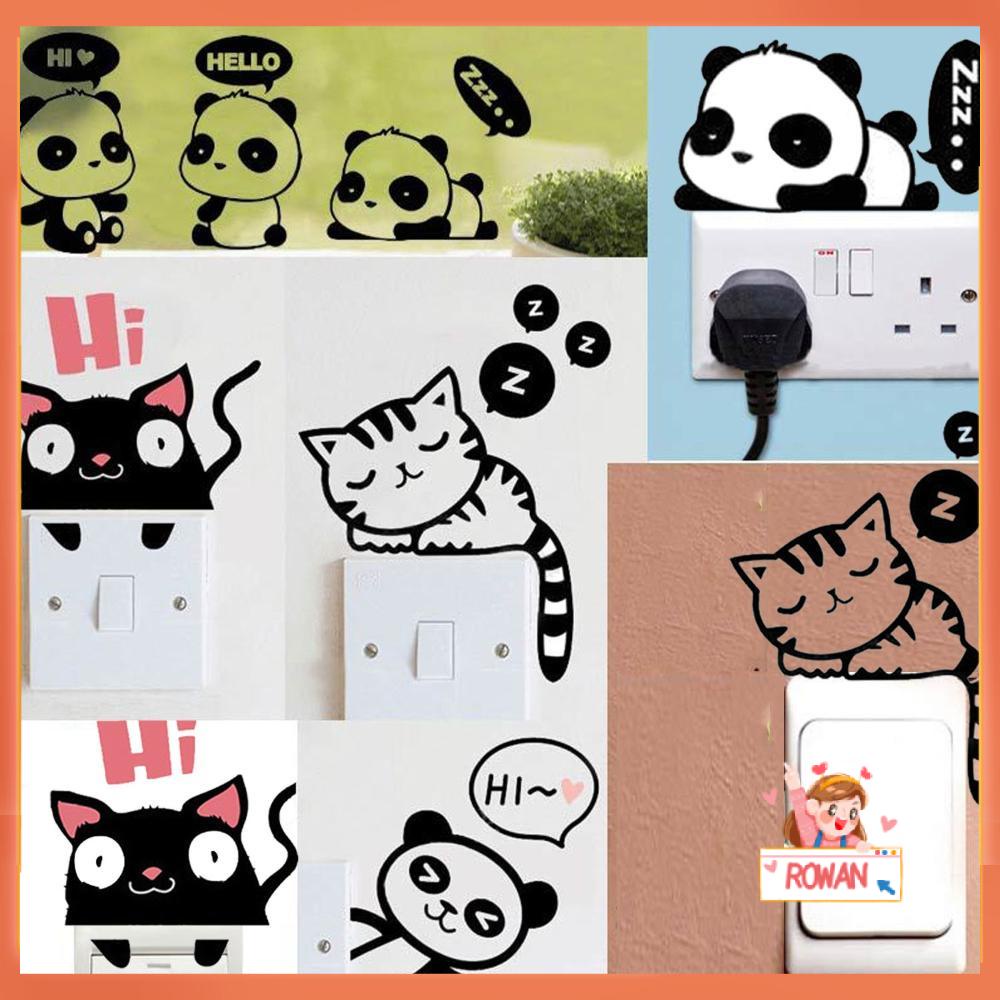 R-flower Stiker Dinding Decal Muralist Kreatif Kamar Tidur Ruang Tamu Removable