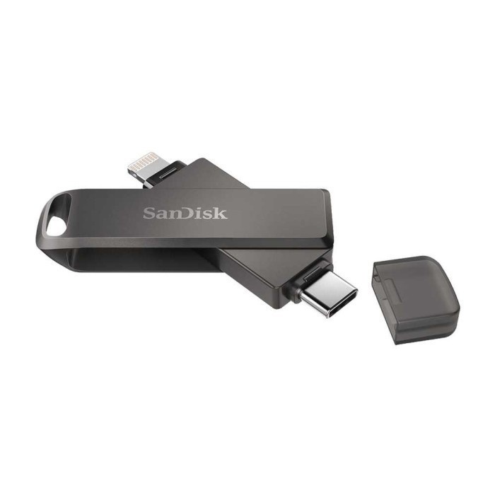 SanDisk iXpand Luxe Flashdisk OTG Type-C 128Gb For Lightning Port