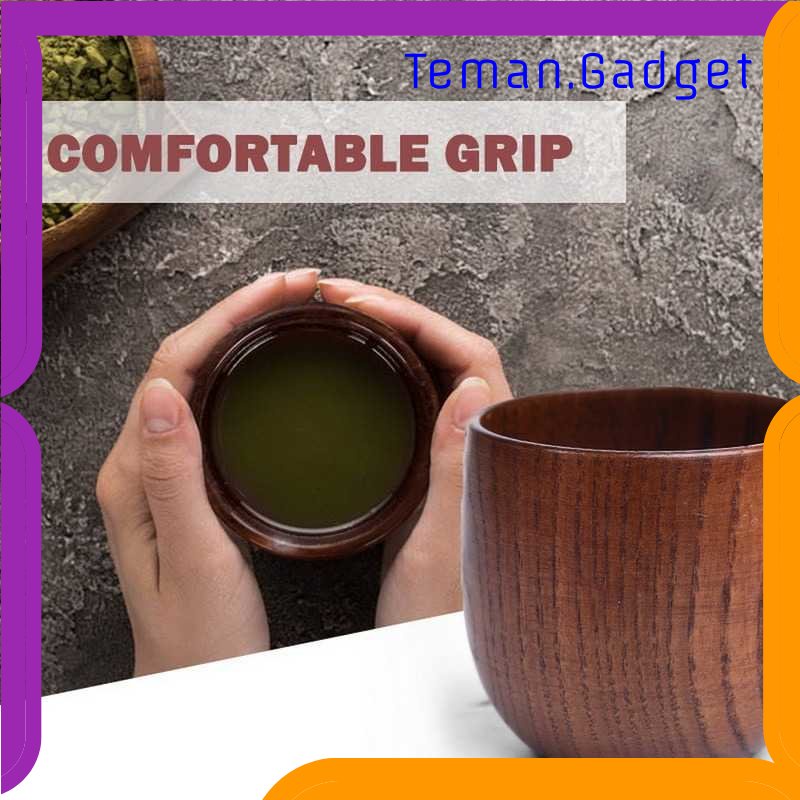 TG - DPR INOARS Gelas Kayu Wooden Natural Cup - CLO470