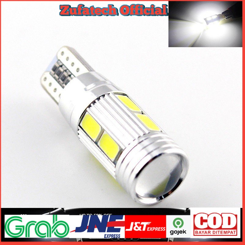 MaxGTRS Lampu Fog Light Mobil LED H3 T10 SMD 5630 2 PCS - White