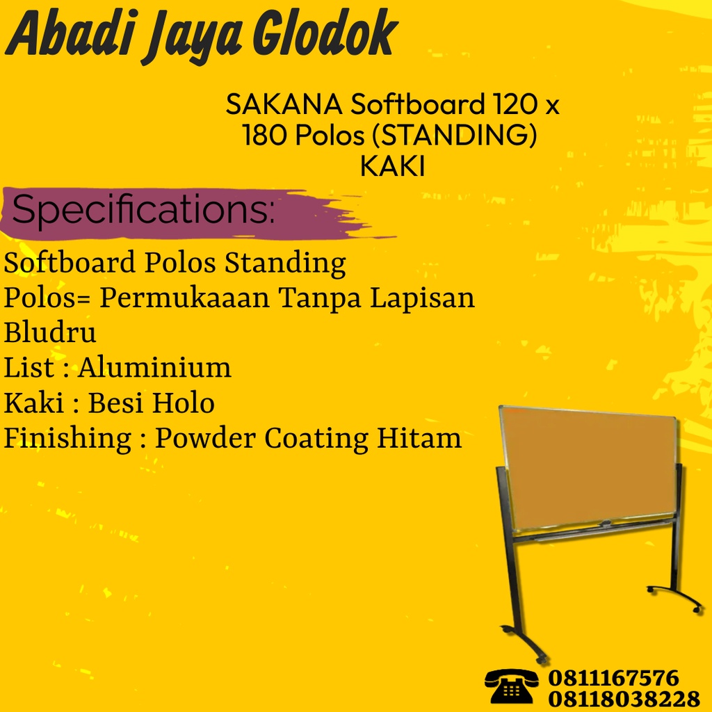 

SAKANA Softboard 120 x 180 Polos (STANDING) / KAKI