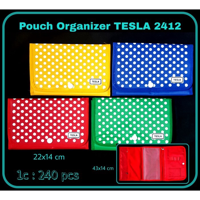 

PRO Pouch Organiser TESLA TS-2412 / Dompet / Travel Organiser / Pouch - Bebas