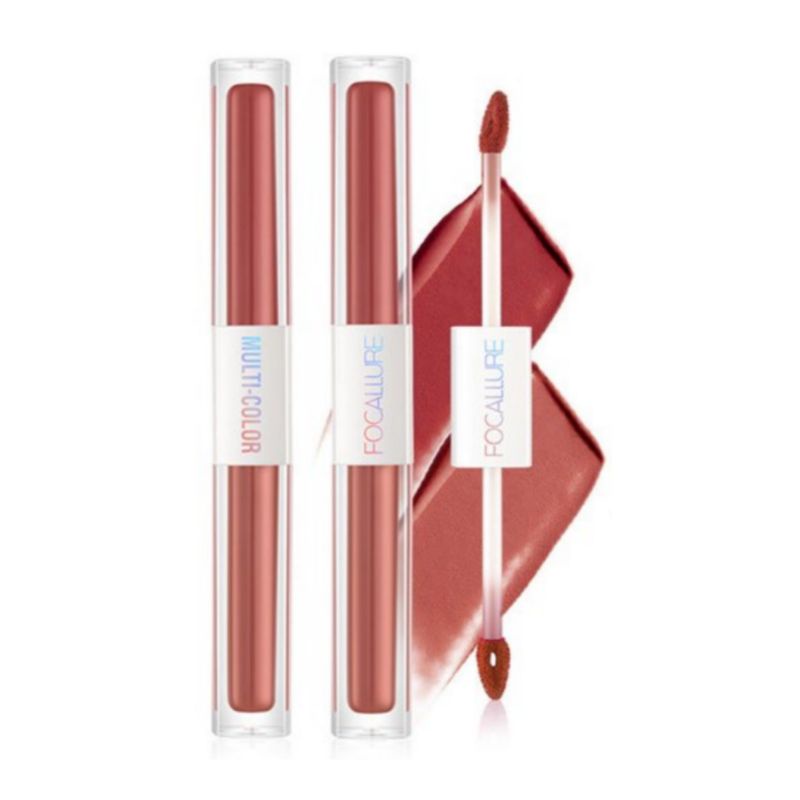 FOCALLURE Multi Color 2 In 1 Lipstick &amp; Lip Gloss