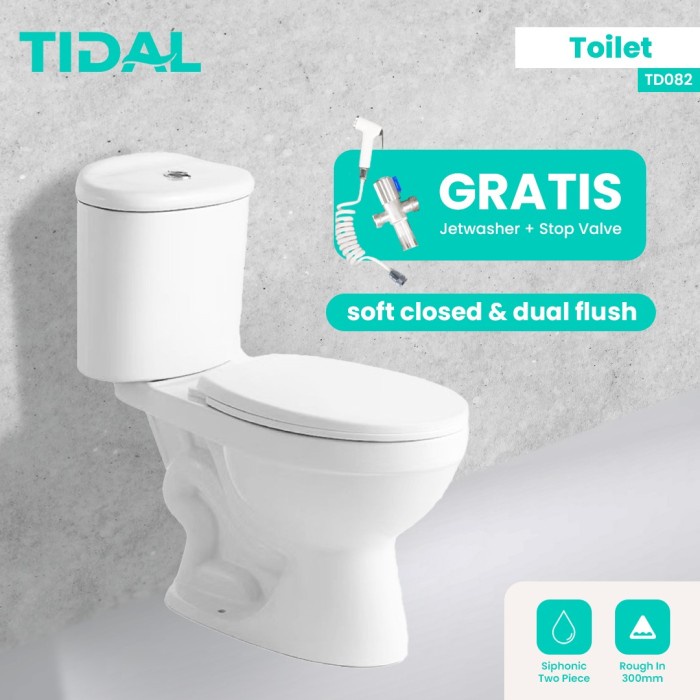 Kloset Toilet / Kloset Duduk Tidal Td082