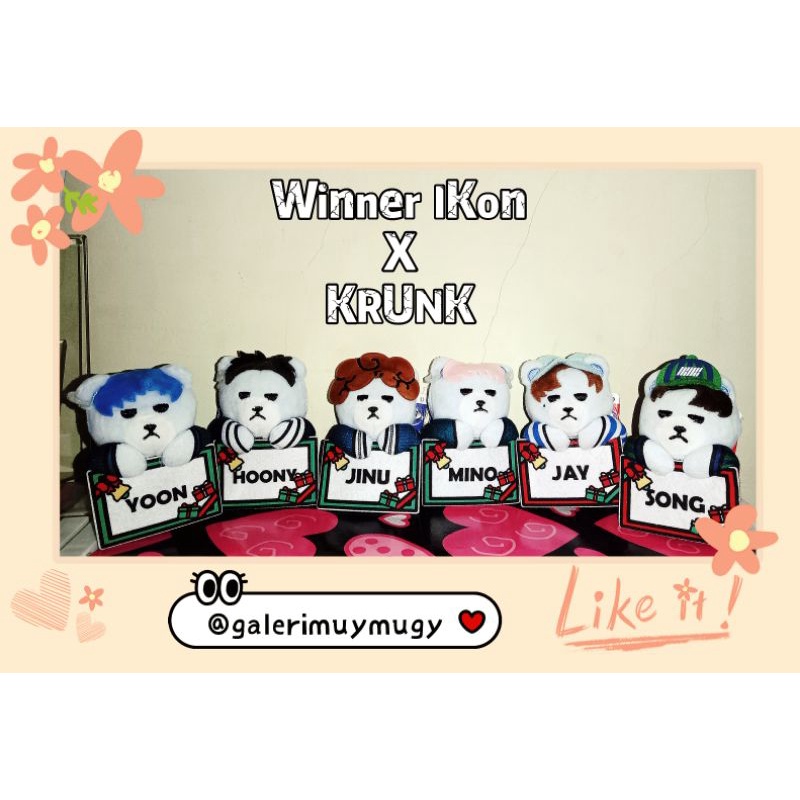 [READY STOCK] WINNER X KRUNK/ IKON X KRUNK MASKOT YG ENTERTAINMENT