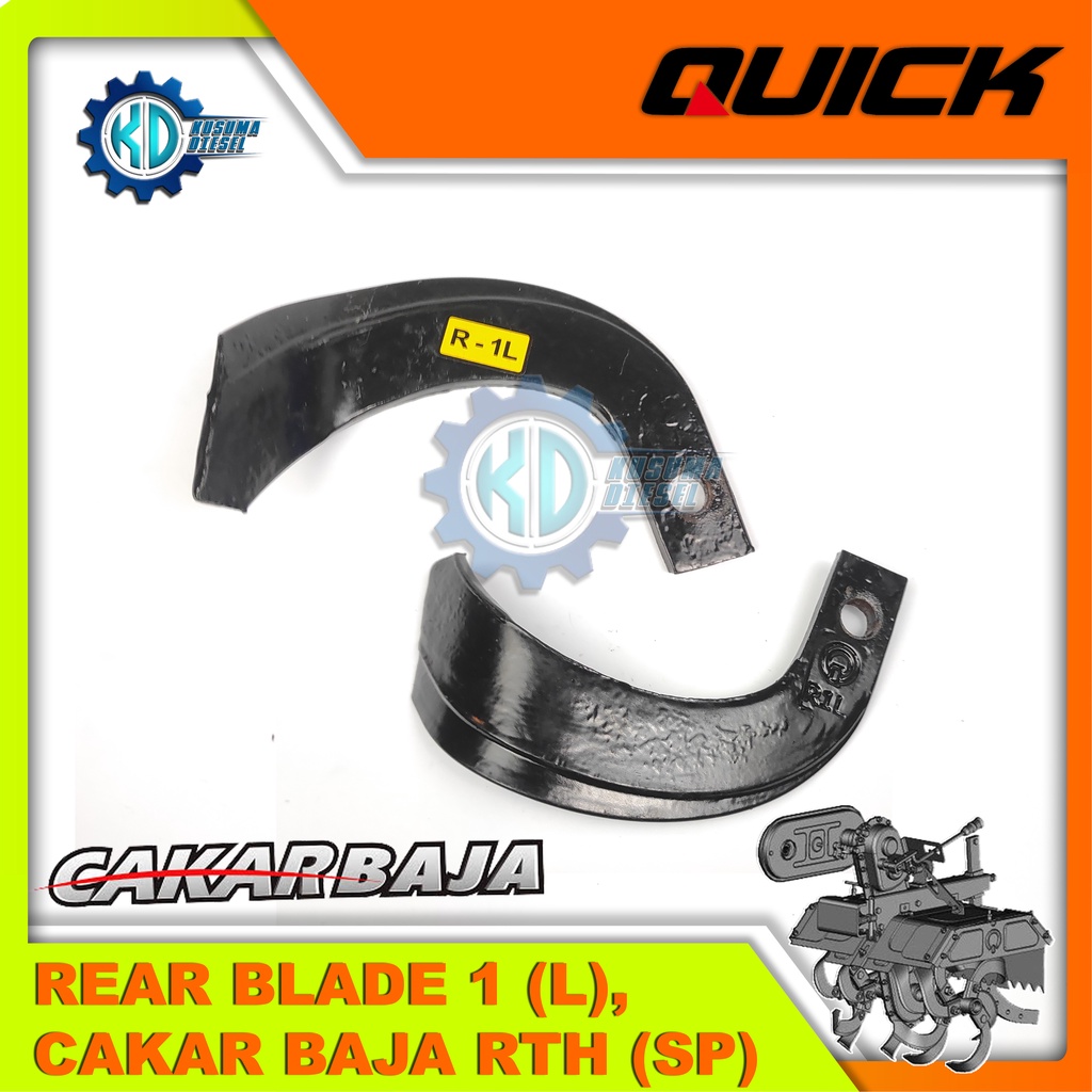 REAR BLADE 1 (L) CAKAR BAJA RTH - PISAU KIRI RTH