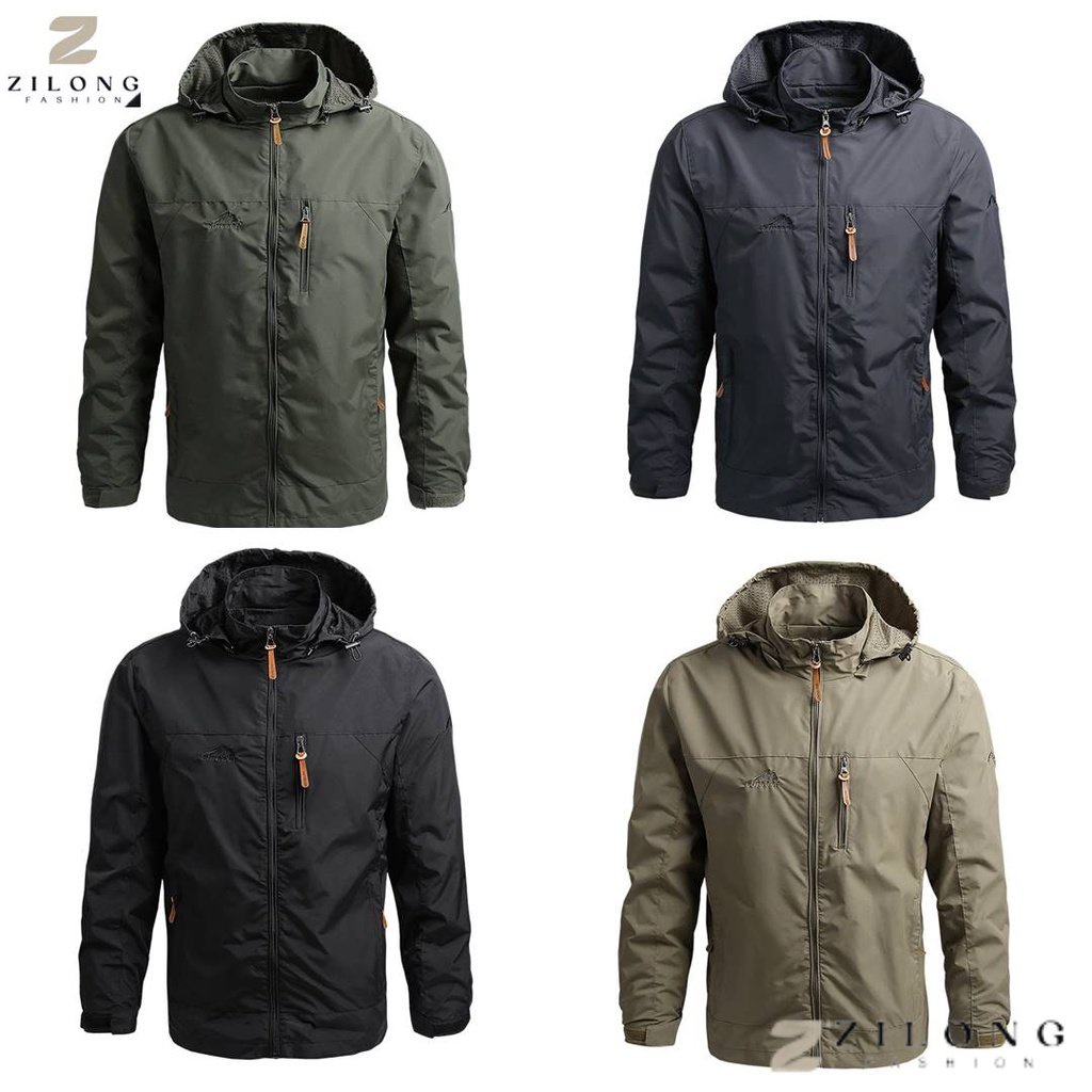Zilong FGT - jaket Pria Keren Hoodie Bahan Parasit Nyaman di Pakai Model Terbaru 2022 Jacket Cowok y