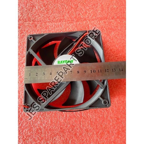 COOLING FAN EXHAUST RAYDEN KIPAS PENDINGIN DC 24V 12CM 24VOLT KABEL 2