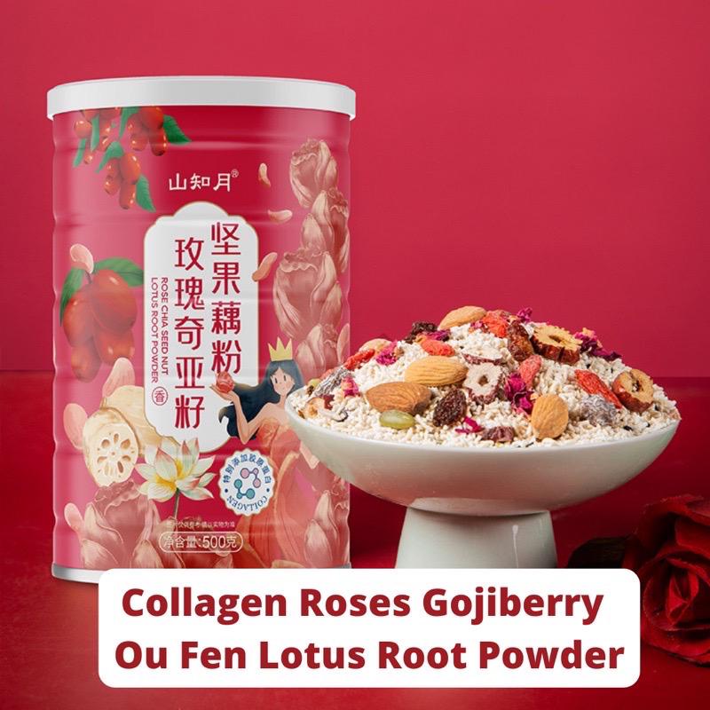 

Oufen Lotus Root Powder Bubuk Akar Teratai Dried Chia Colagen Sereal