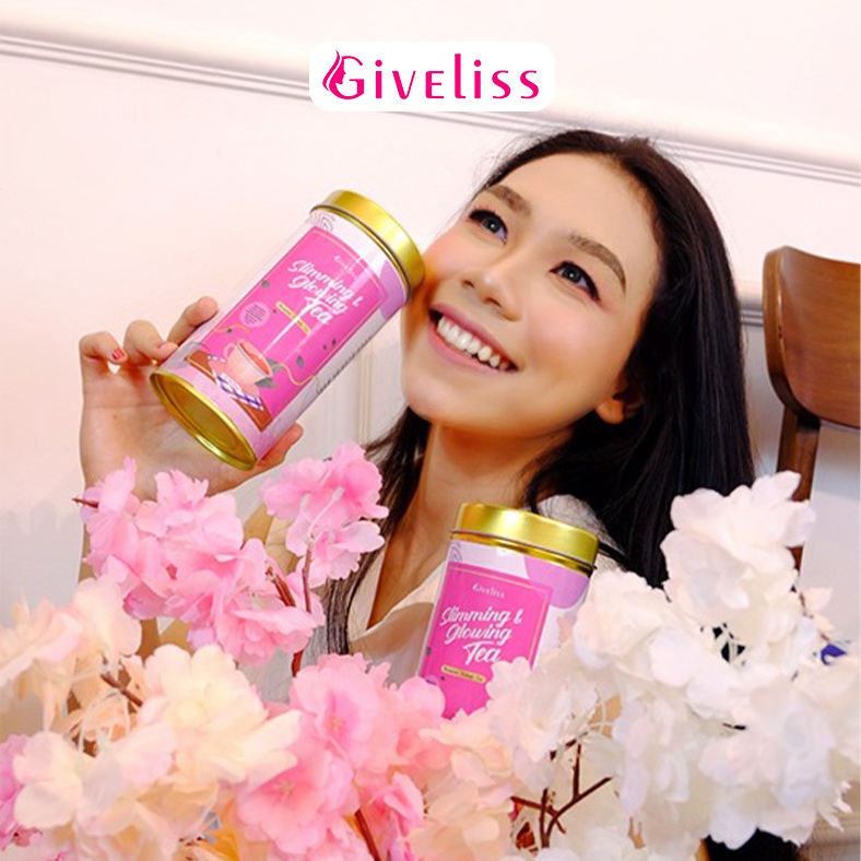 Teh Pelangsing Herbal Slimming Diet Tea Glowing Tea Giveliss