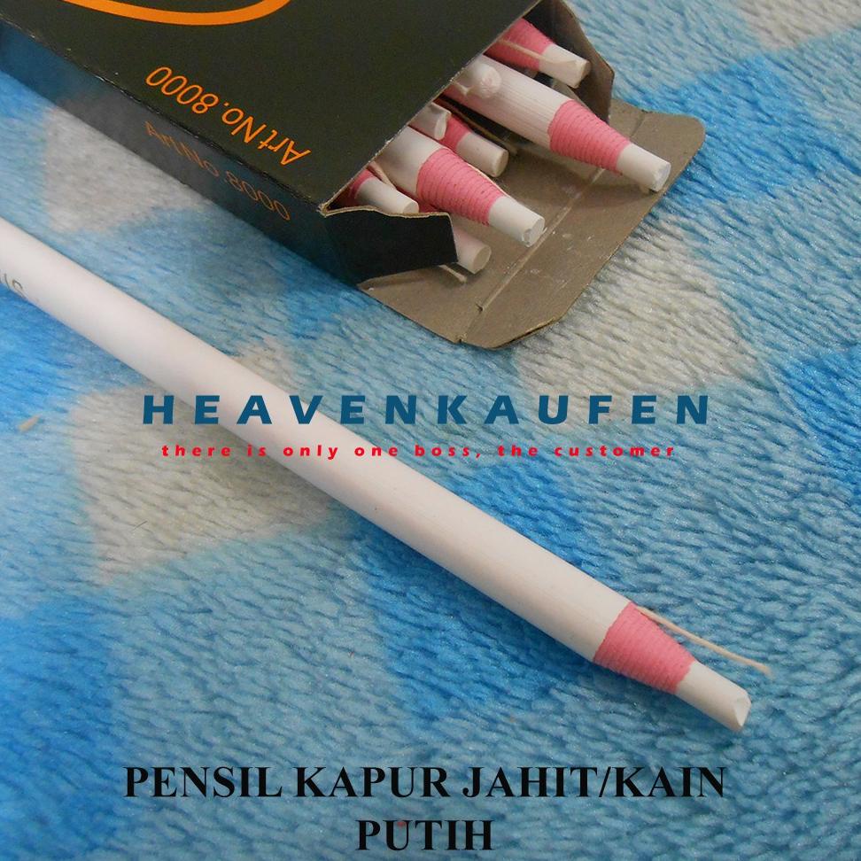 

﷼ Kapur Jahit / Kapur Kain Bentuk Pensil Warna Putih ・