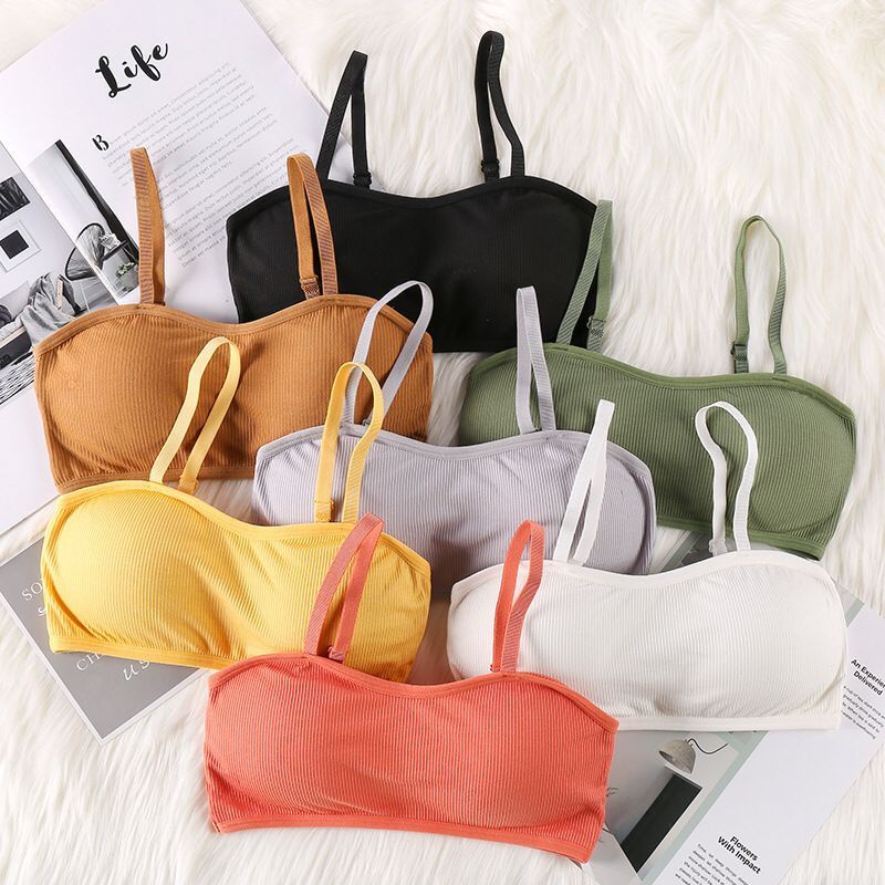 BRA WANITA TANPA KAWAT BAHAN LEMBUT ELASTIS SEXSY / BRA BAHAN RIB