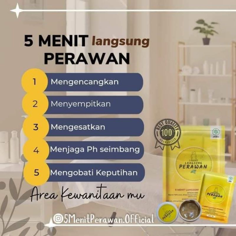 Jamu 5 Menit Perawan