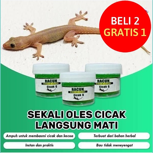 racun cicak pembasmi kecoa tokek ampuh mati kering tidak bau