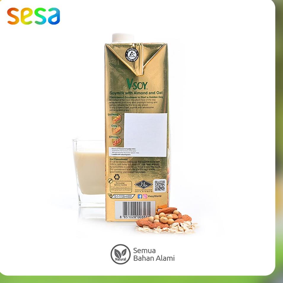

F⚡ASH Exklusif V-Soy - Soya Bean Milk Golden Grain 1 Liter ...,,