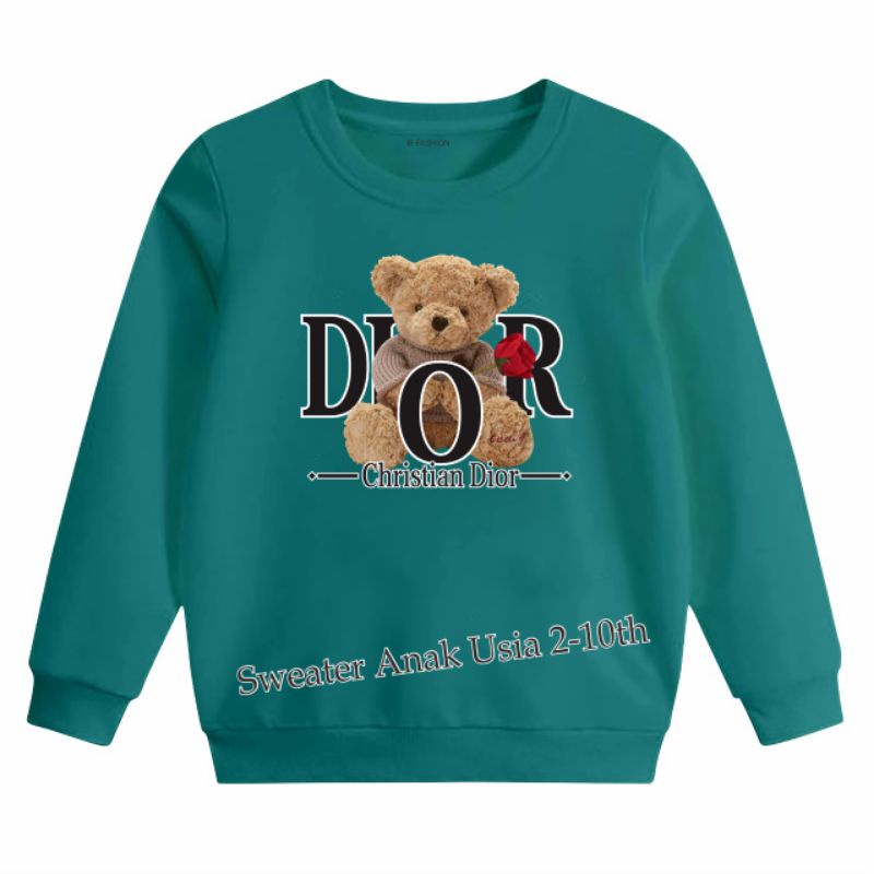 ((IB))SWEATER ANAK2 UNISEX/BEAR DIGITAL SABLON