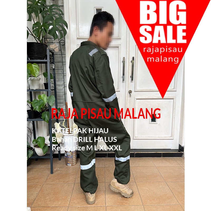 AGEN Katelpak/wearpack coverall/seragam bengkel/safety 13 Warna lengkap dan termurah Dengan Skotlite