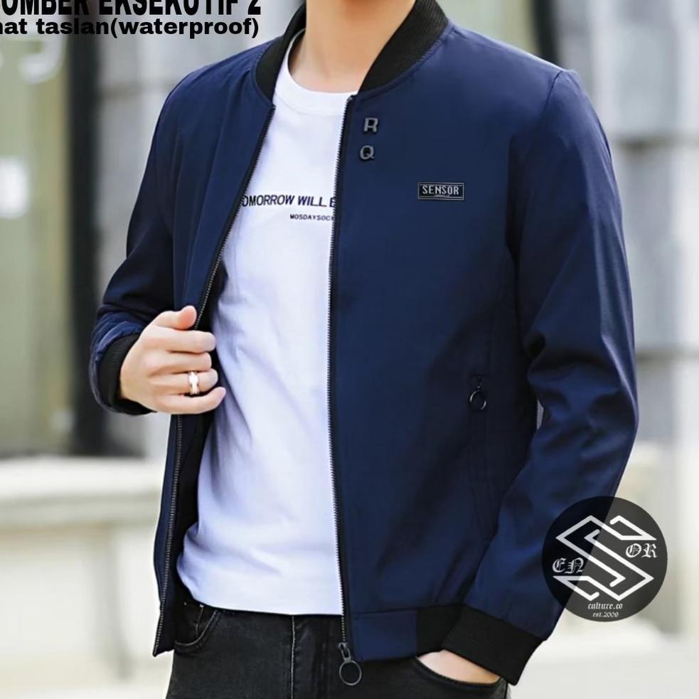 DIJAMIN MURAHJAKET BOMBER EKSEKUTIF 2