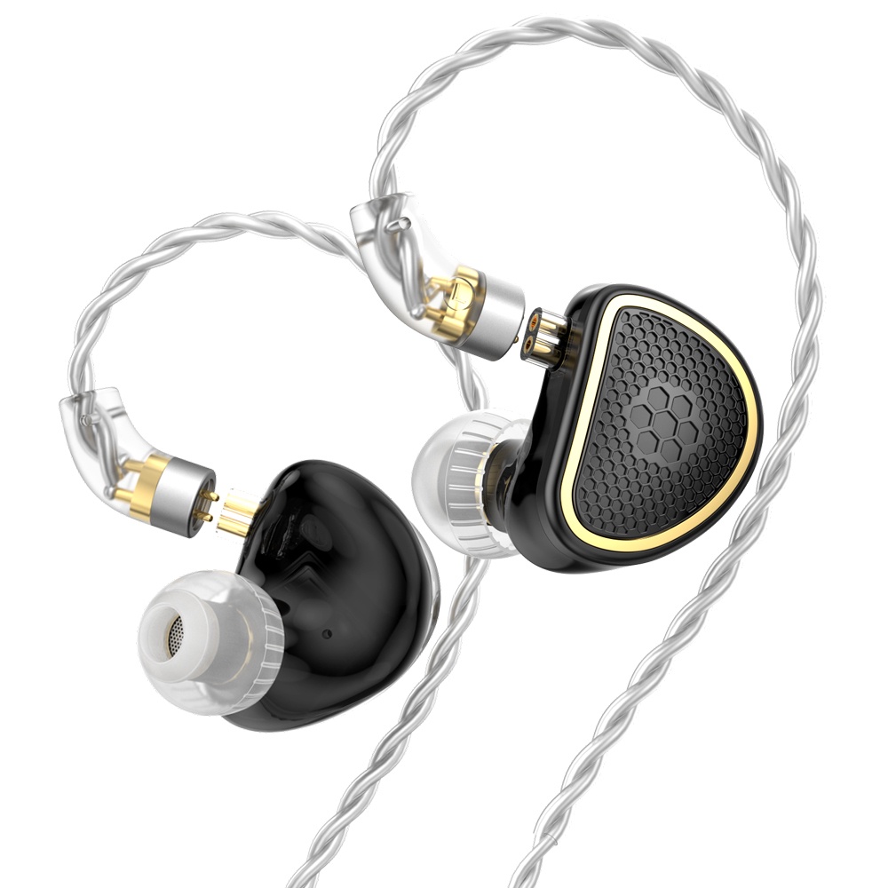 Trn Xuanwu Planar+BA Hybrid HIFI Earphone Ortodinami Driver Menjalankan Olahraga Headphone In-ear DJ Musik Headset Earbuds