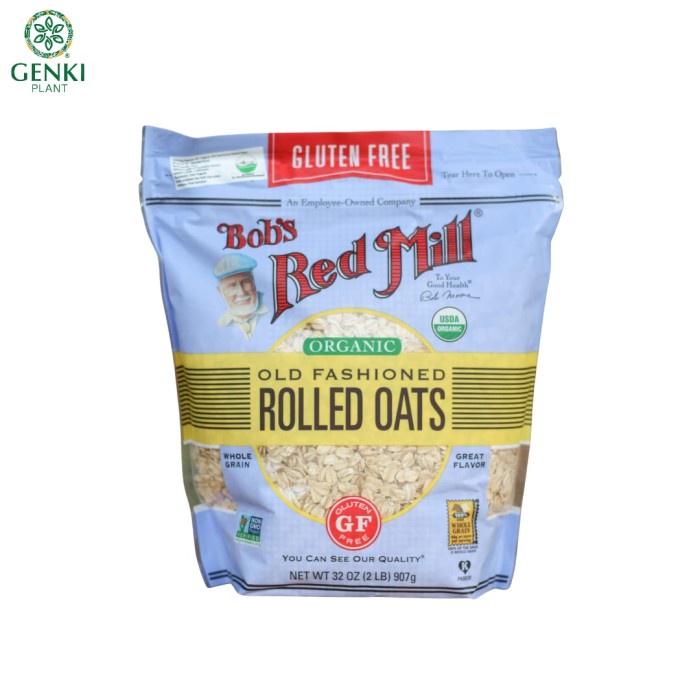 

[new] Organic Gluten Free Rolled Oat (907 g)