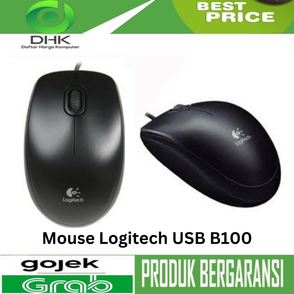 Original Mouse Optic Logitech B100 USB