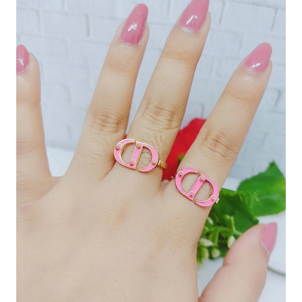 Cincin Titanium C&amp;D Perhiasan Wanita Jewelery P05/06