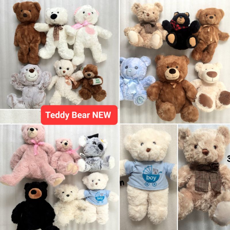 Boneka teddy bear harrods house super lembut medium plush beruang kado my harrods teddy branded