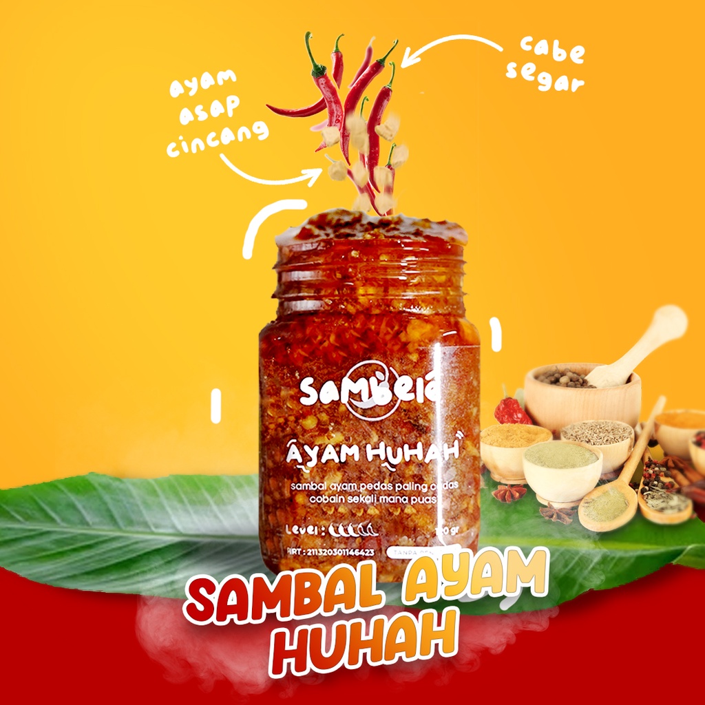 

SAMBELE - AYAM HUHAH 150 gr | HUHAH ENAK BANGET