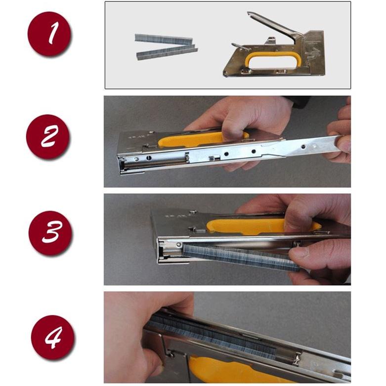 

HOT ITEM ㅱ Mukava Stapler Tembak Guntacker Staples Tembak - TL16 ☁