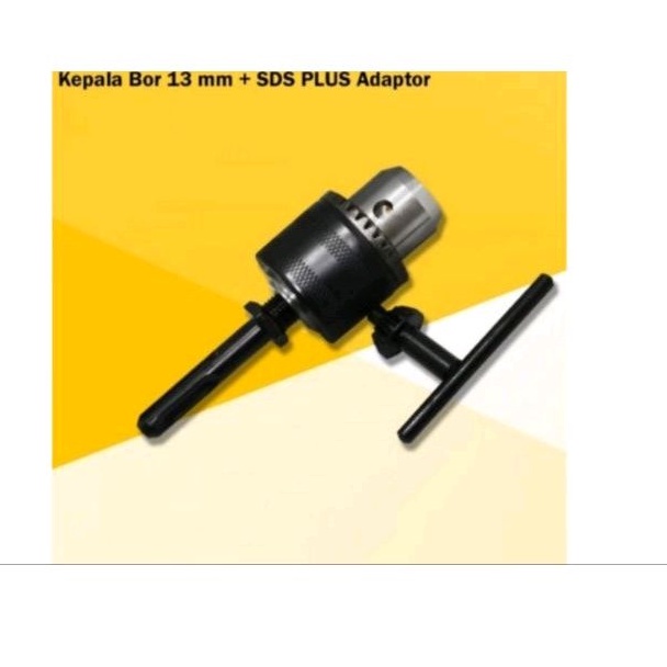 KEPALA BOR SDS PLUS KEPALA BOR PLUS ADAPTOR SDS PLUS SET KEPALA BOR 13MM